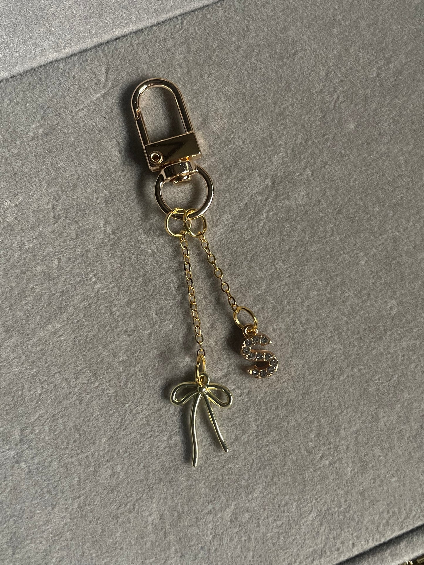 Initial Bag Charm