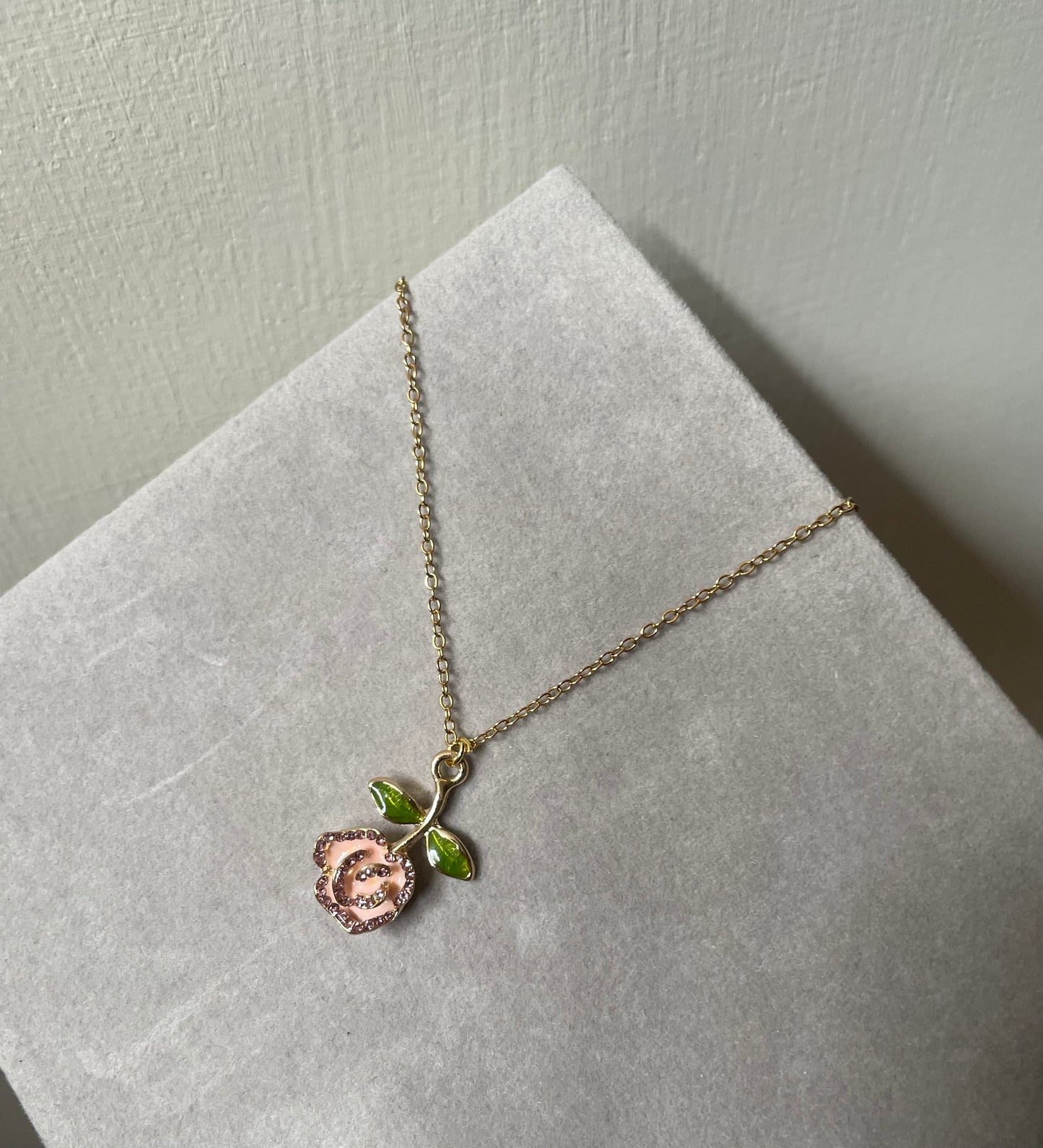 Blush Rose Necklace