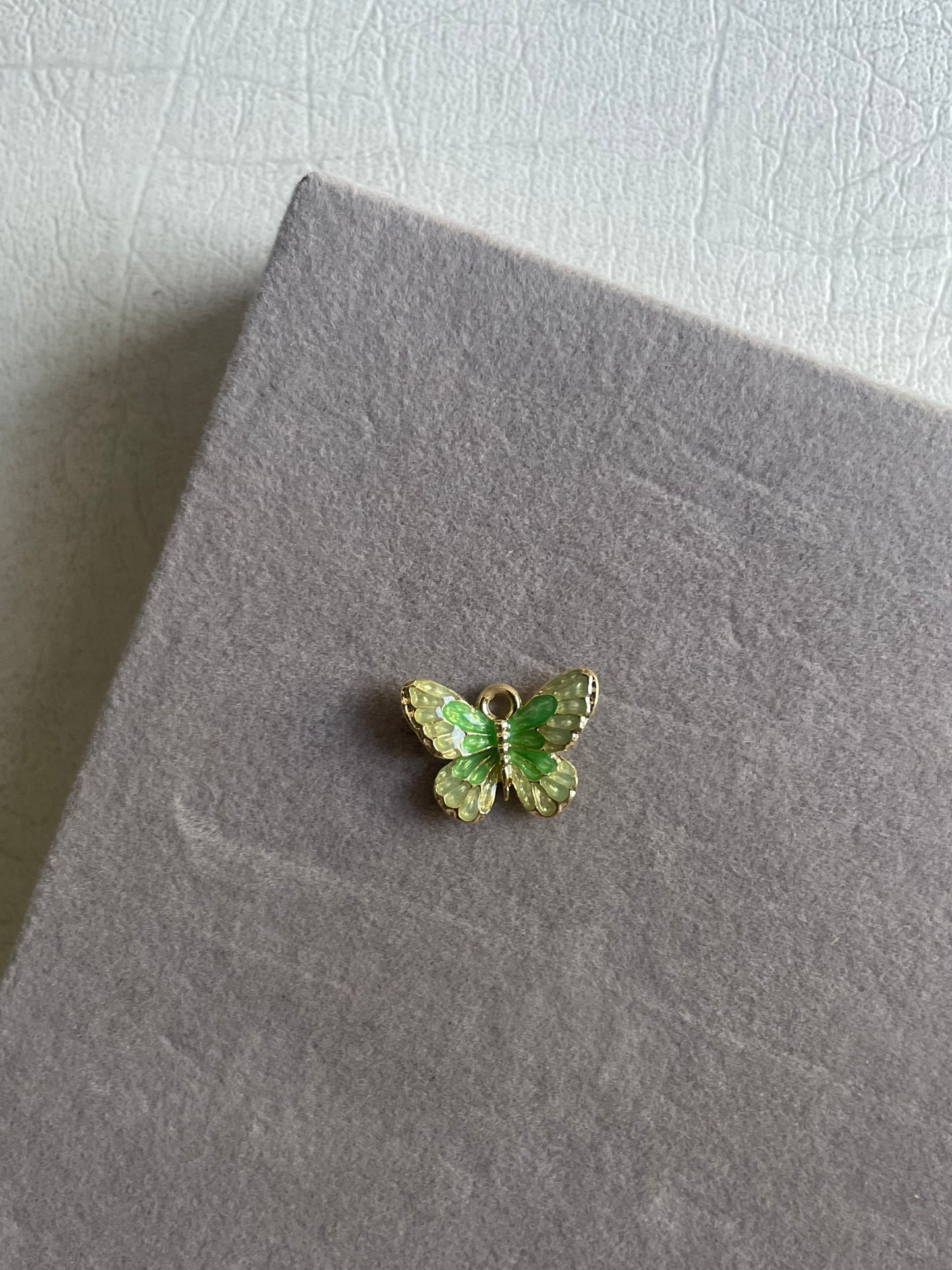 Teal Butterfly Charm