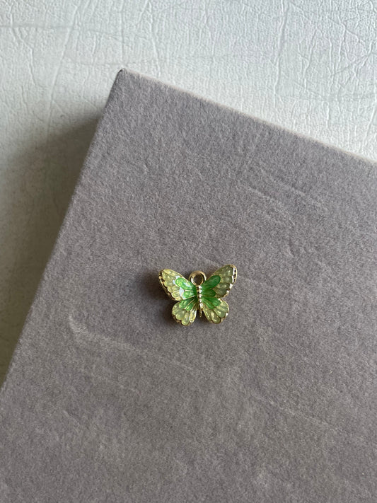 Teal Butterfly Charm