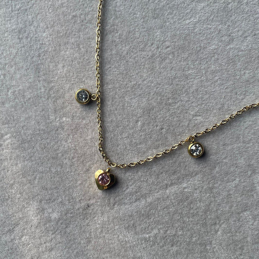 Rosae Amore Charm Necklace