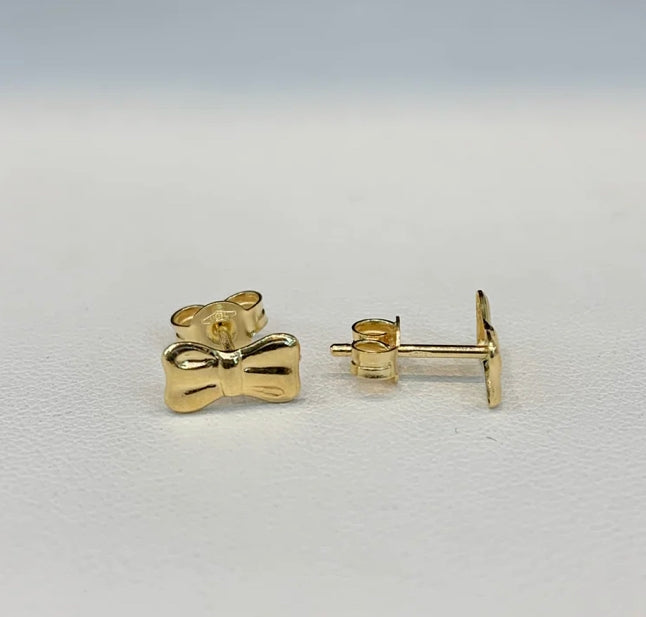 18k Bow Earrings