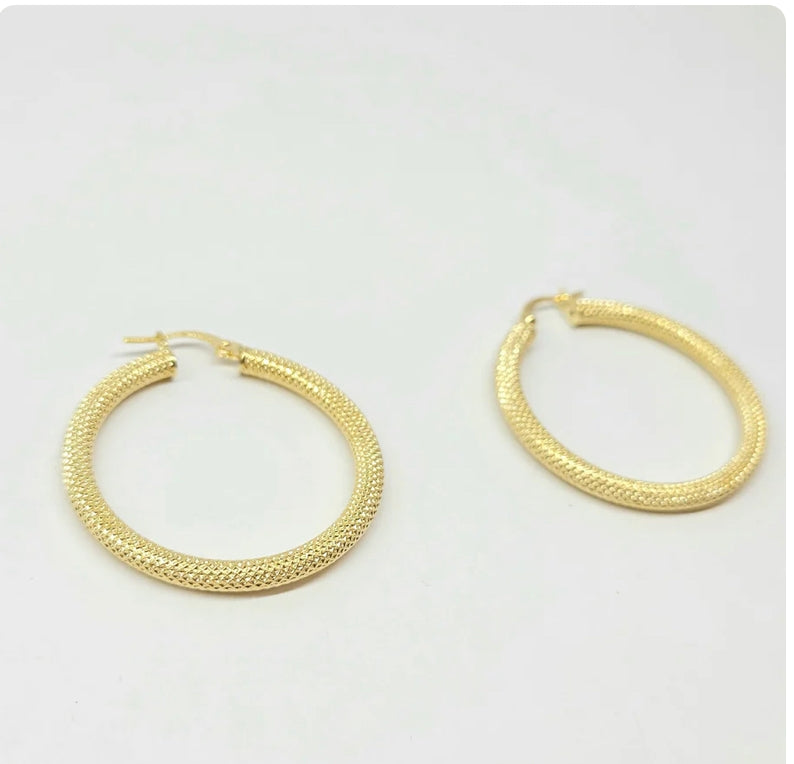 18k Yellow Gold Earrings