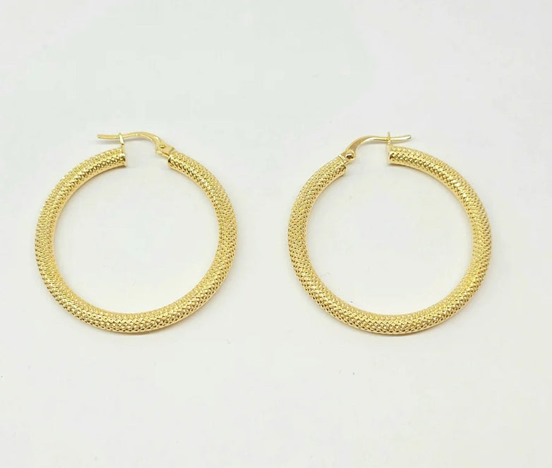 18k Yellow Gold Earrings