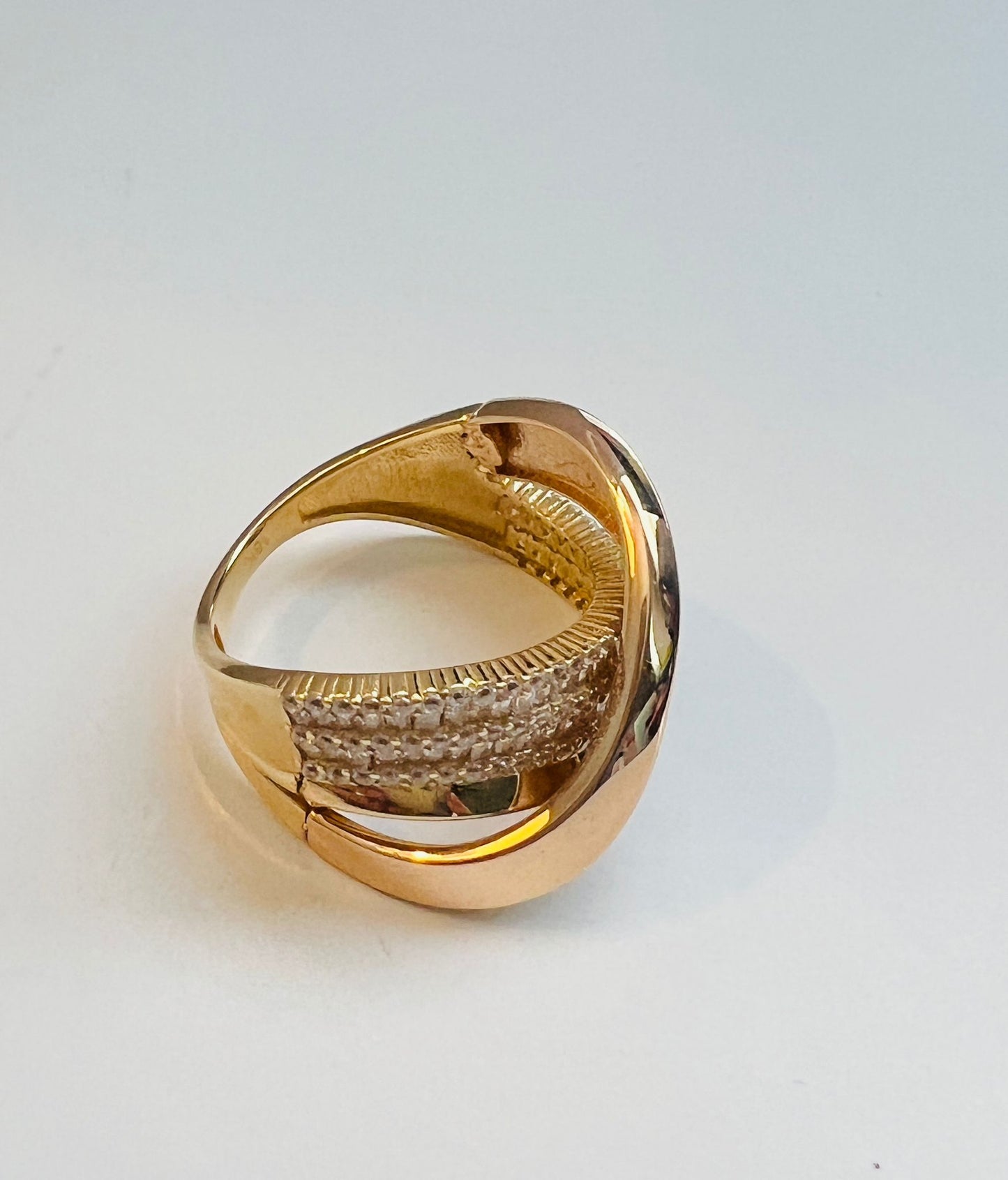 Tri-Color 18k Ring