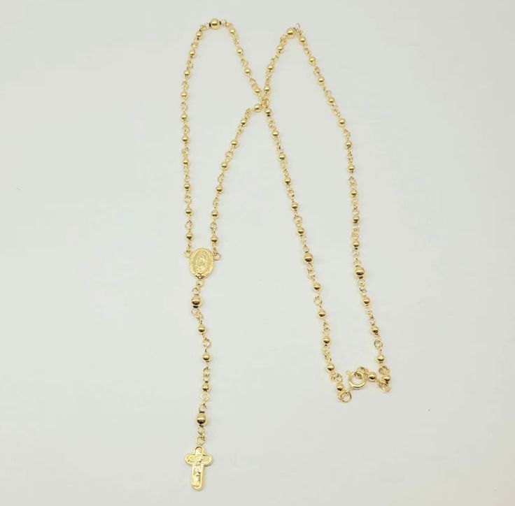 18k Rosary Necklace