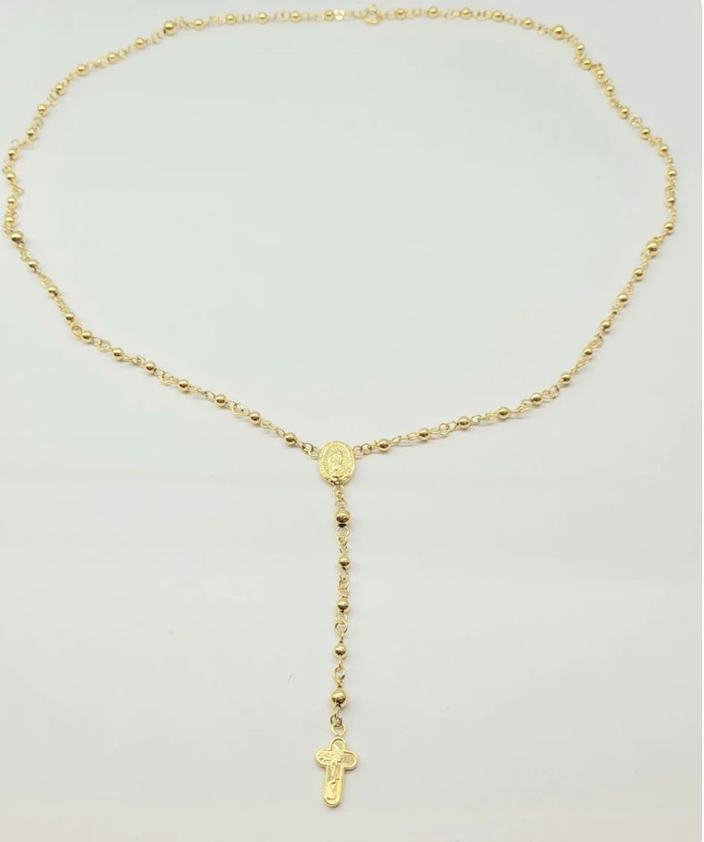 18k Rosary Necklace