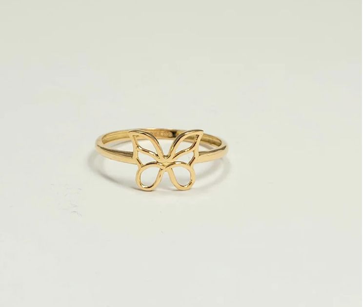 18k Butterfly Ring