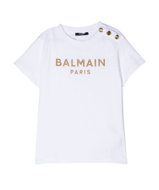 Balmain White with Logo